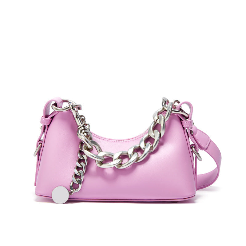 Women's Niche Underarm Korean Summer Baguette Chain Shoulder Bags