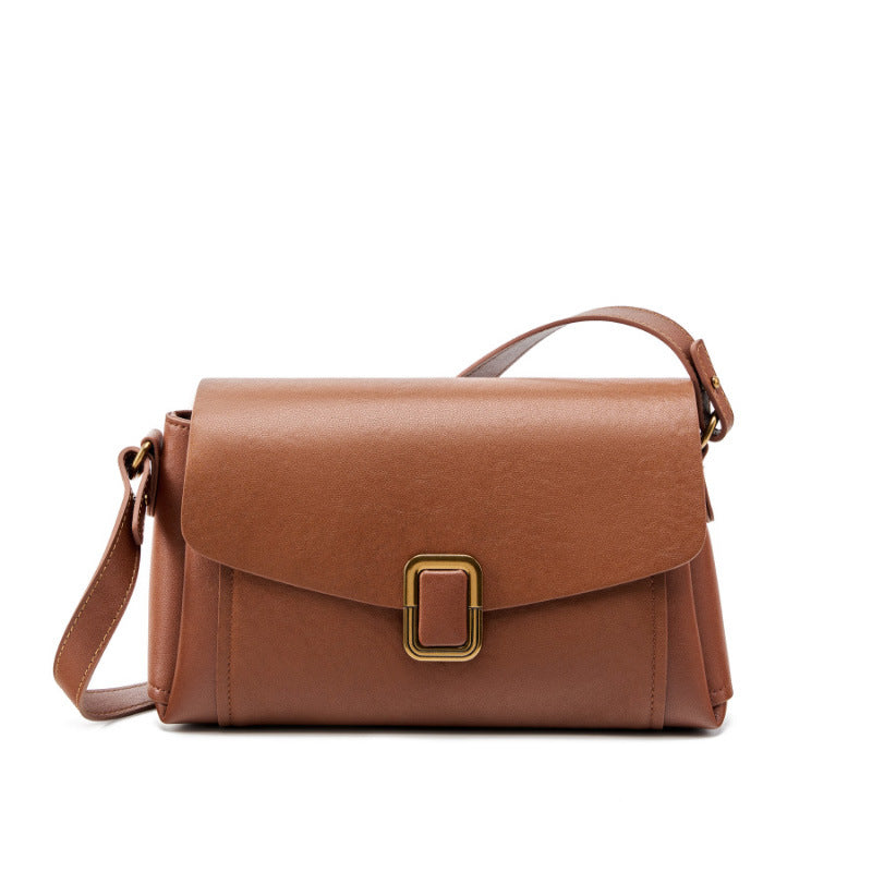 Women's Genuine Leather Niche High-grade Female Commuting Crossbody Bags