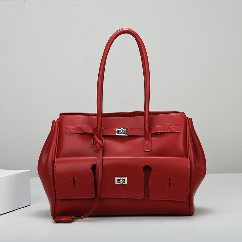 Women's Simple Versatile Large Capacity Commuter Tote Bags