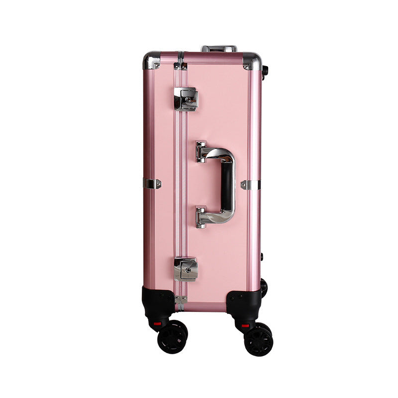 Aluminum Alloy Pull With Light Hairdressing Cosmetic Cases