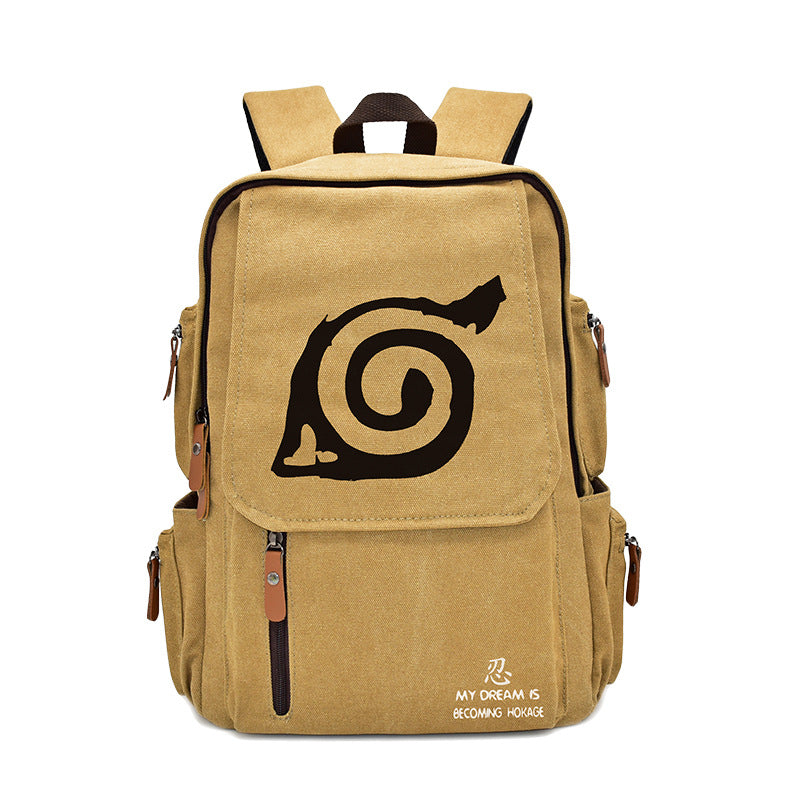 Fire Shadow Totoro One Piece Large Backpacks