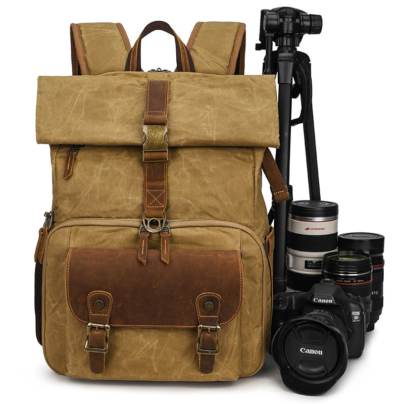 Cotton For Graphy Contrast Color Waterproof Bags