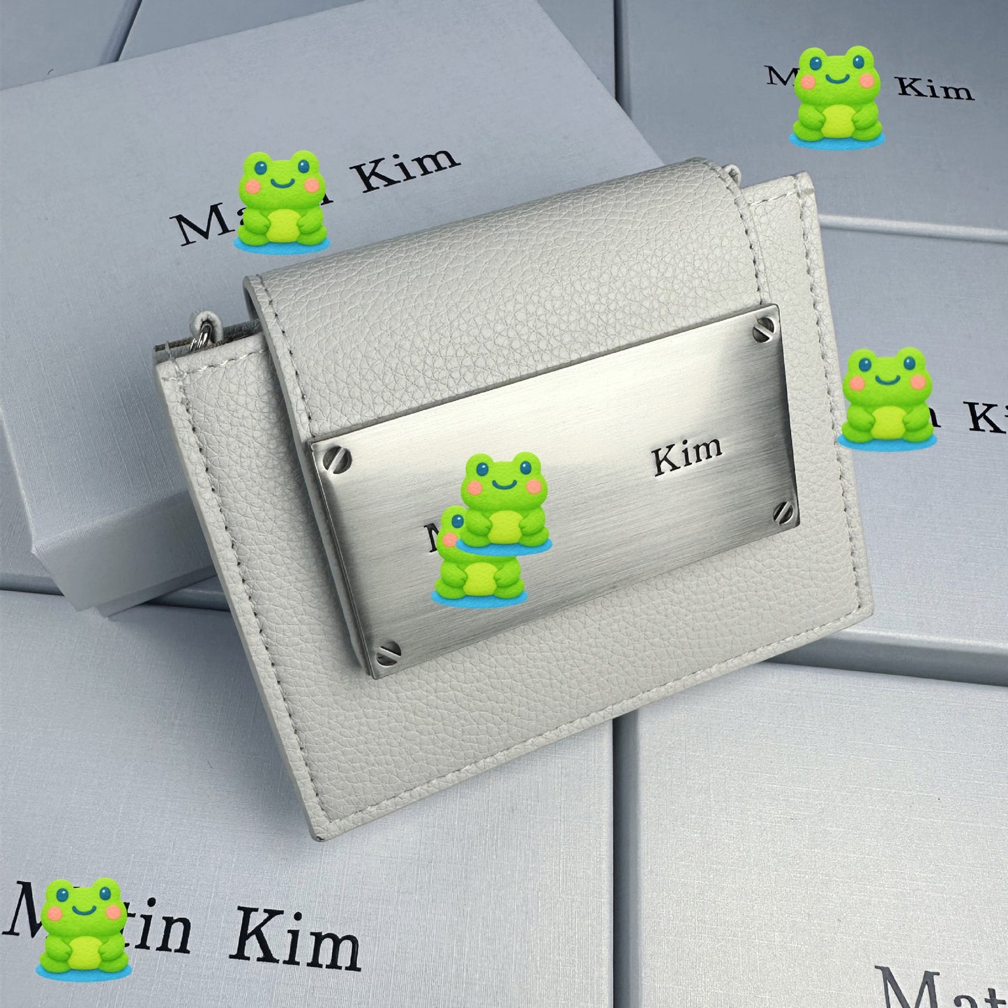 Women's Chain Genuine Leather Mini Waste Earphone Coin Purses