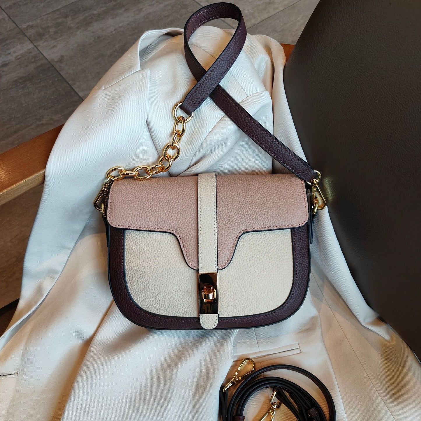 Design Vintage Saddle Premium Underarm Layer Armpit Bags