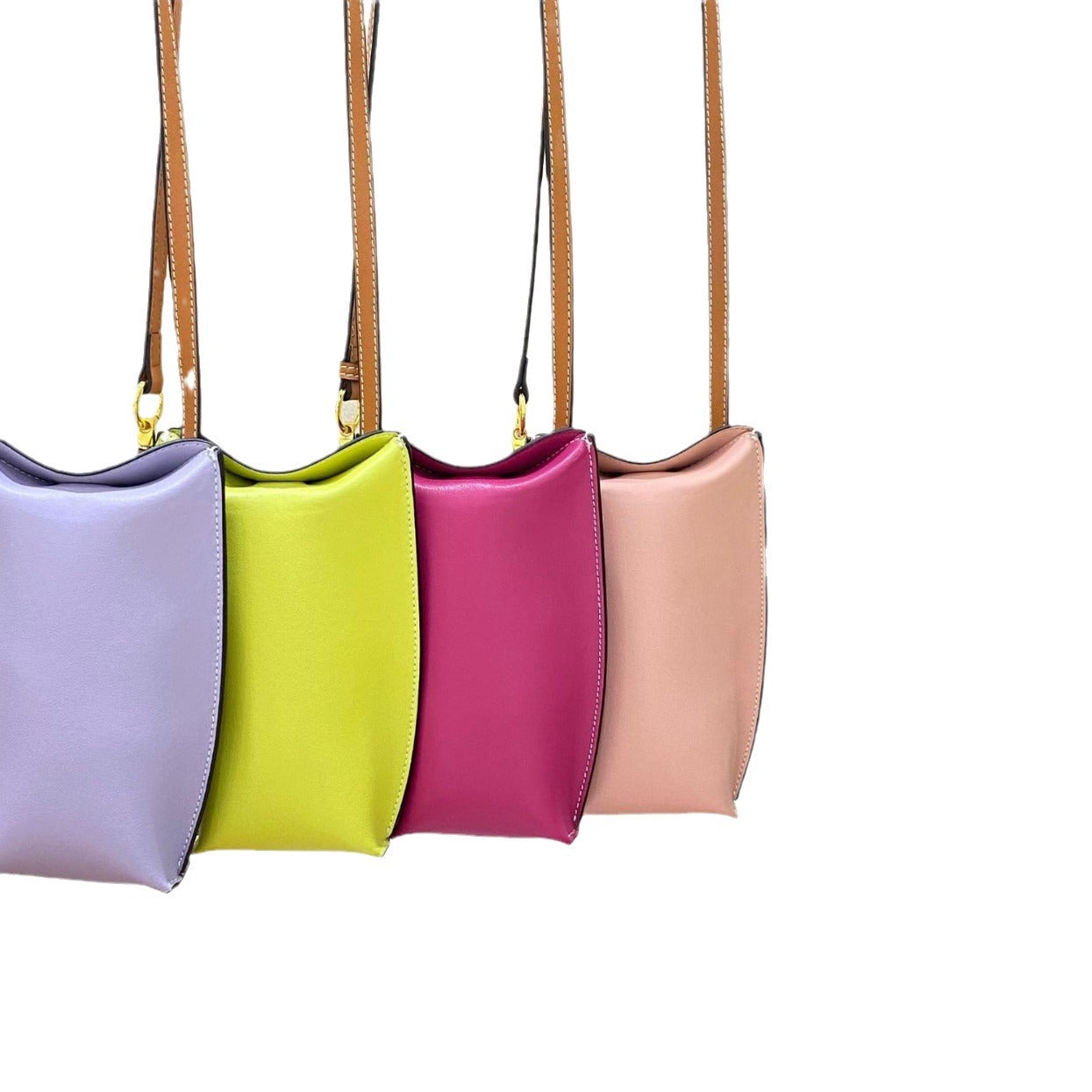 Women's Beautiful Mobile Fashion Genuine Leather Phone Bags