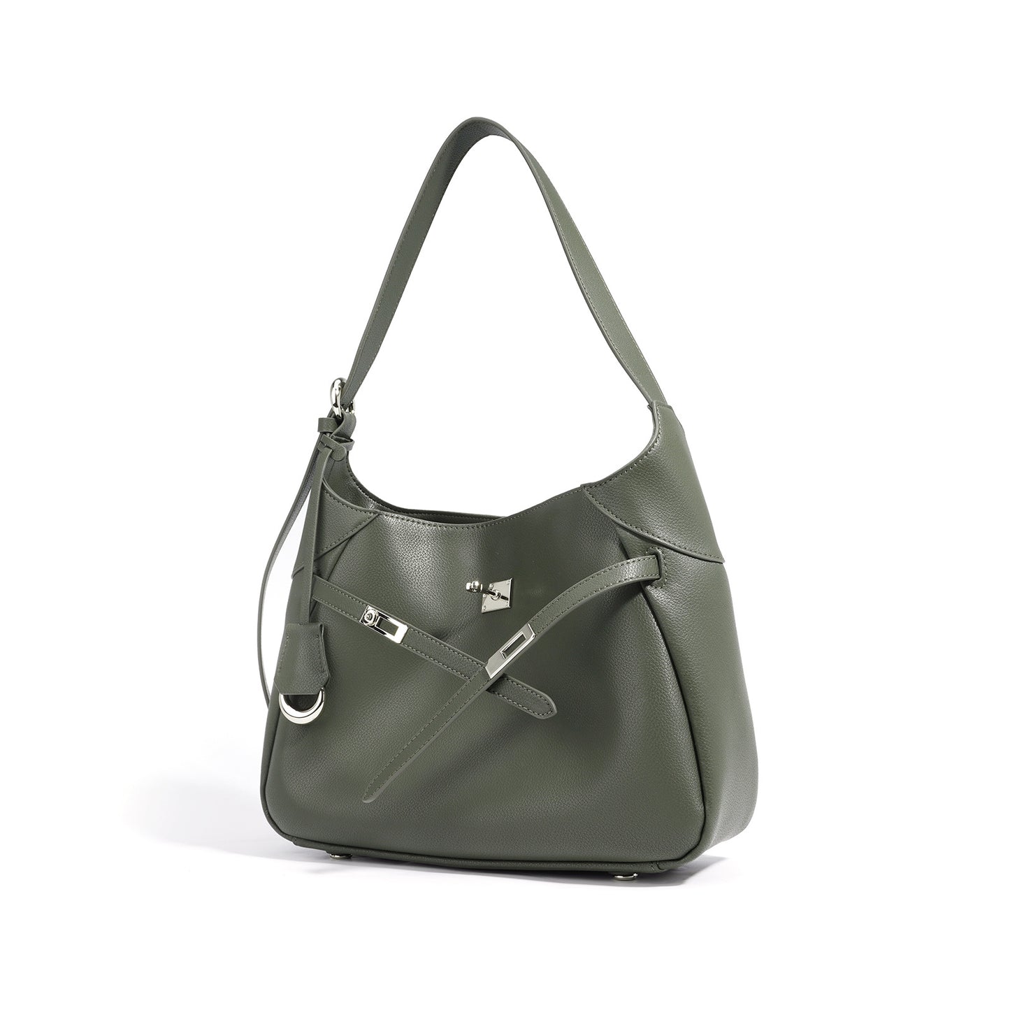 Women's Leather Design Premium Fashion Minimalist Underarm Crossbody Bags