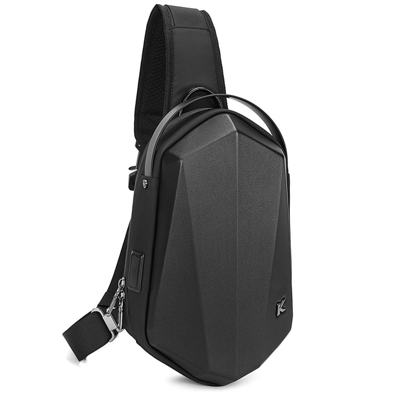 Men's Cool Master Waterproof Hot Pressing Slanted Men's Chest Bags