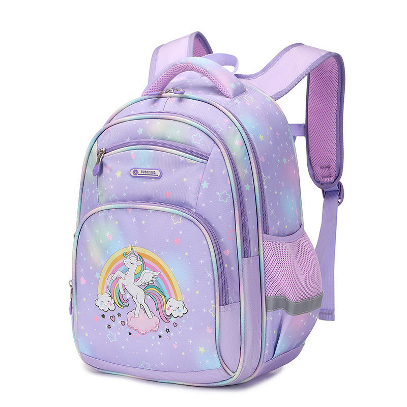 Primary Grade Burden Reduction Spine Protection Elementary School Students' Schoolbags