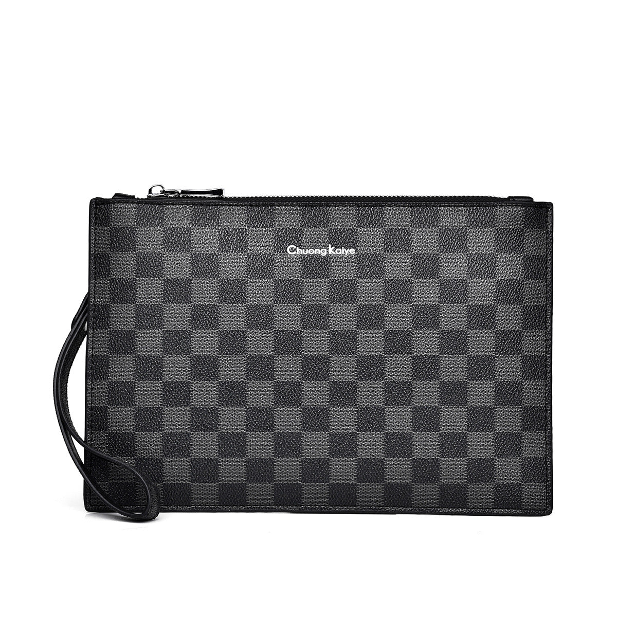 Men's Charming Clutch Business Fashion Plaid Men's Handbags