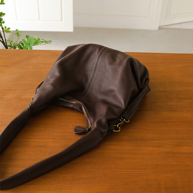 Women's Genuine Leather High Sense Large Capacity Tote Bags