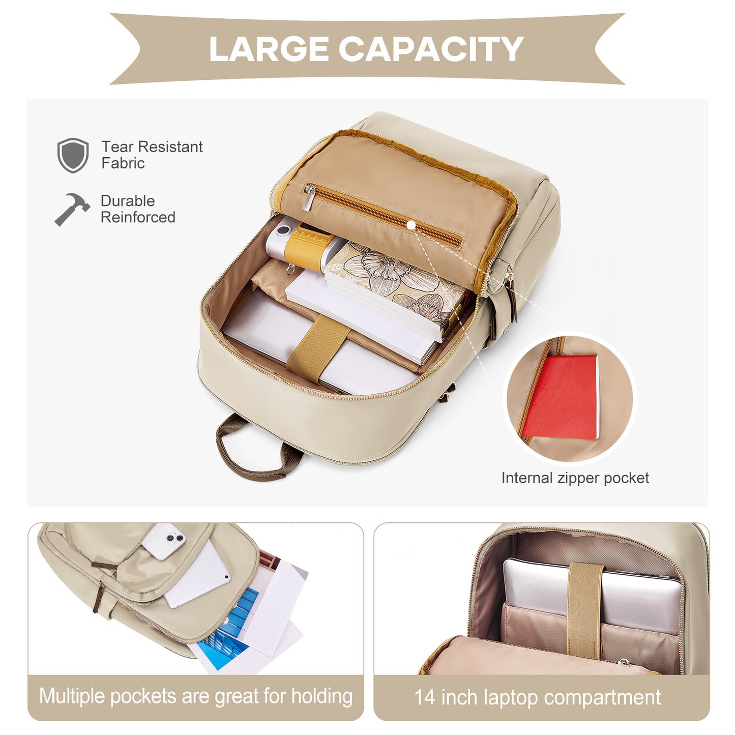 Junior High College Computer Large Capacity Backpacks