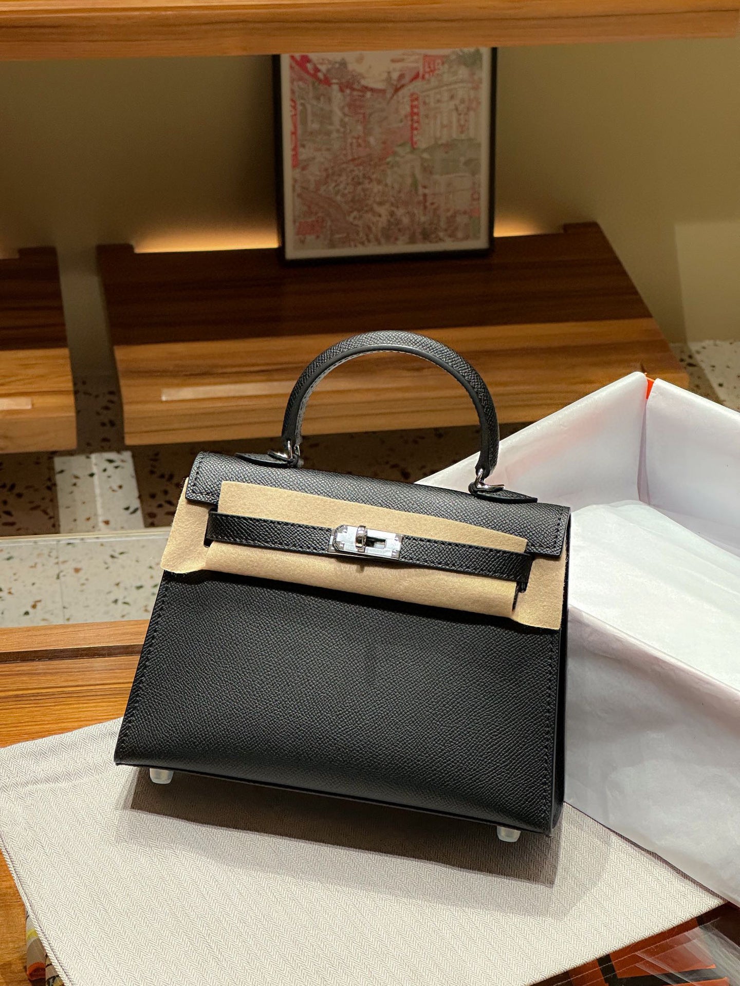 Women's Leather Second Generation Kelly Mini Fashionable Crossbody Bags