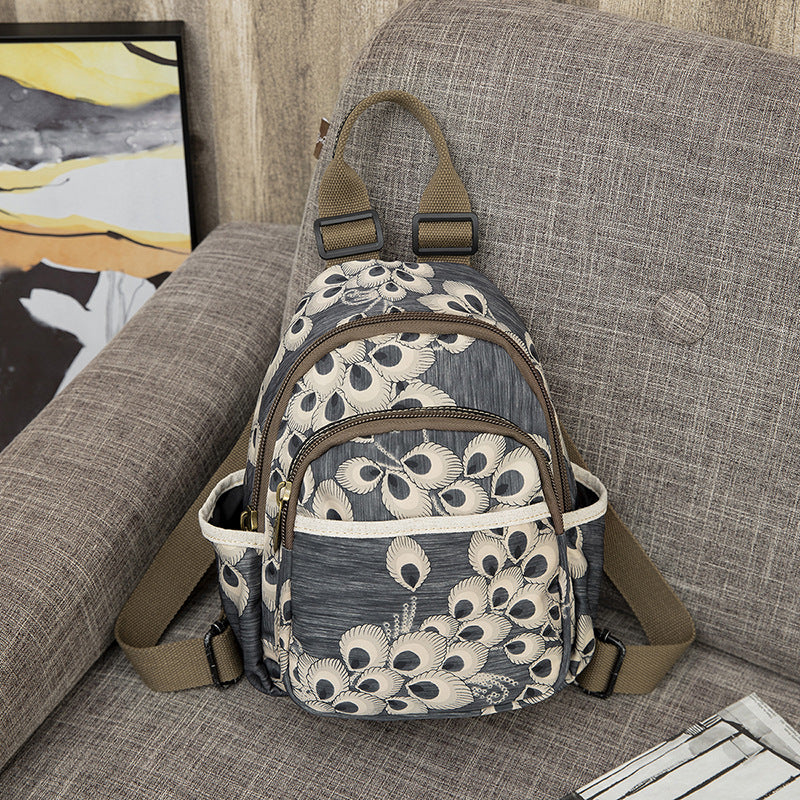 Women's Korean Style Fashion Cool Printed Polyester Backpacks