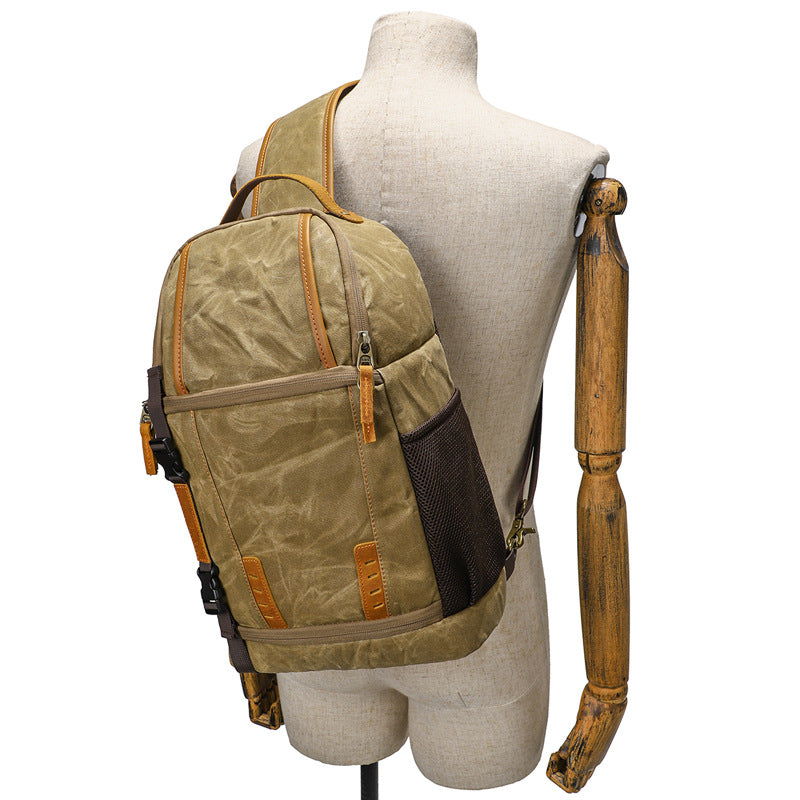 Fashion Trendy Canvas Leisure Waterproof Packet Bags