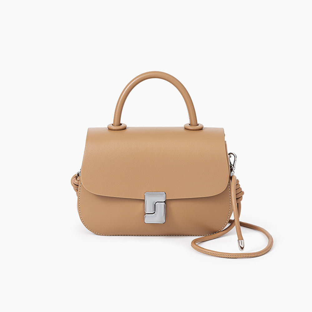 Style Design Saddle Large Capacity Leather Shoulder Bags