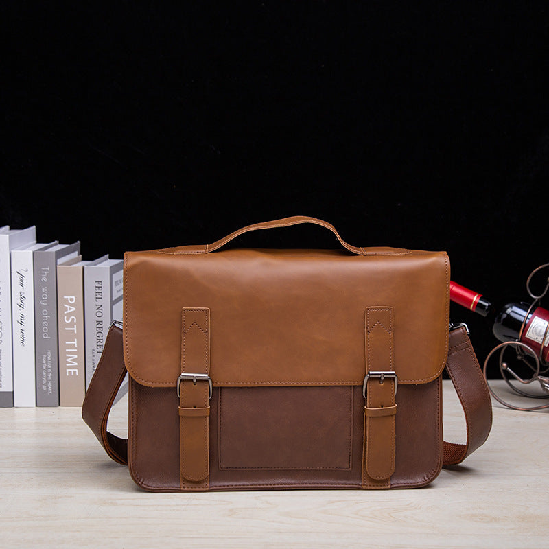 Men's Creative Stylish Business Horizontal Retro Men's Briefcases