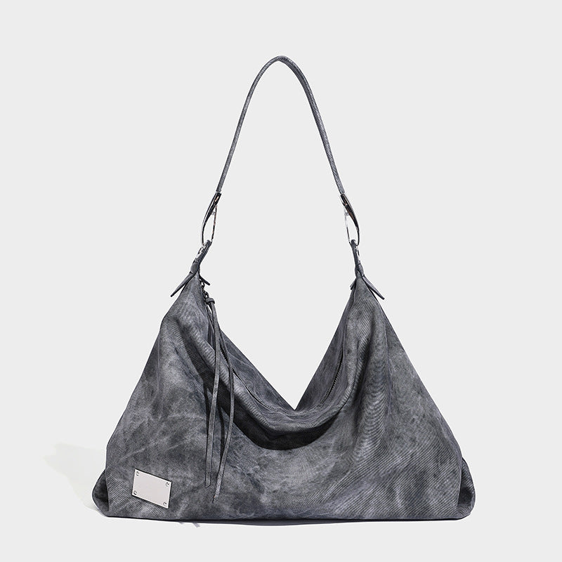 Retro Underarm Fashion Large Capacity Soft Tote Bags