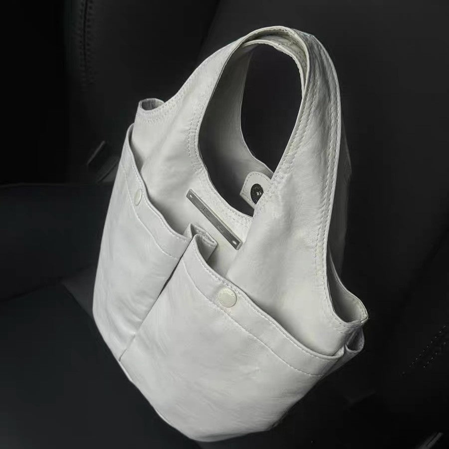 Women's Classy Creative Niche Double Pleated Small Square Bags