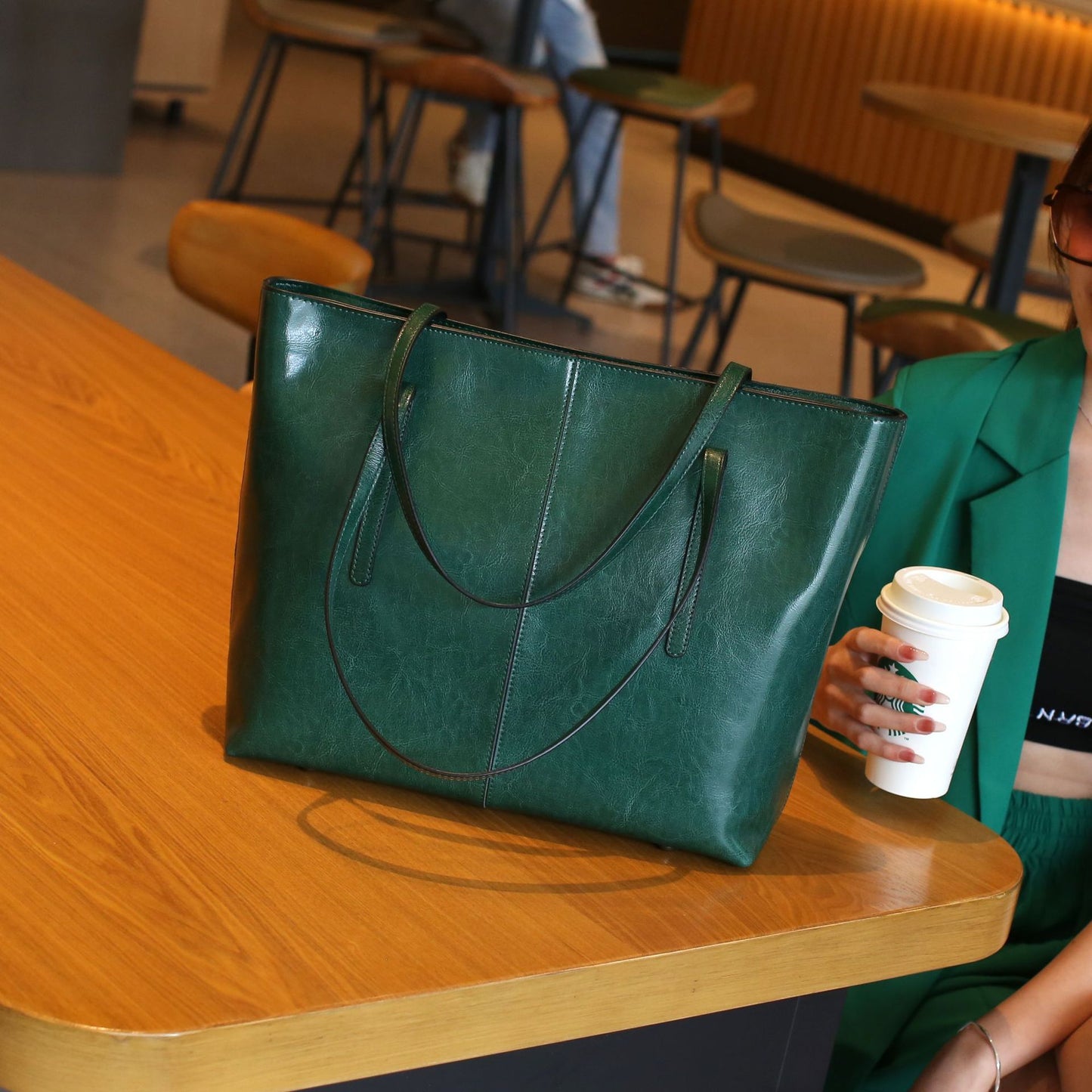 Women's For Business Commute Lightweight Fashion Oil Shoulder Bags