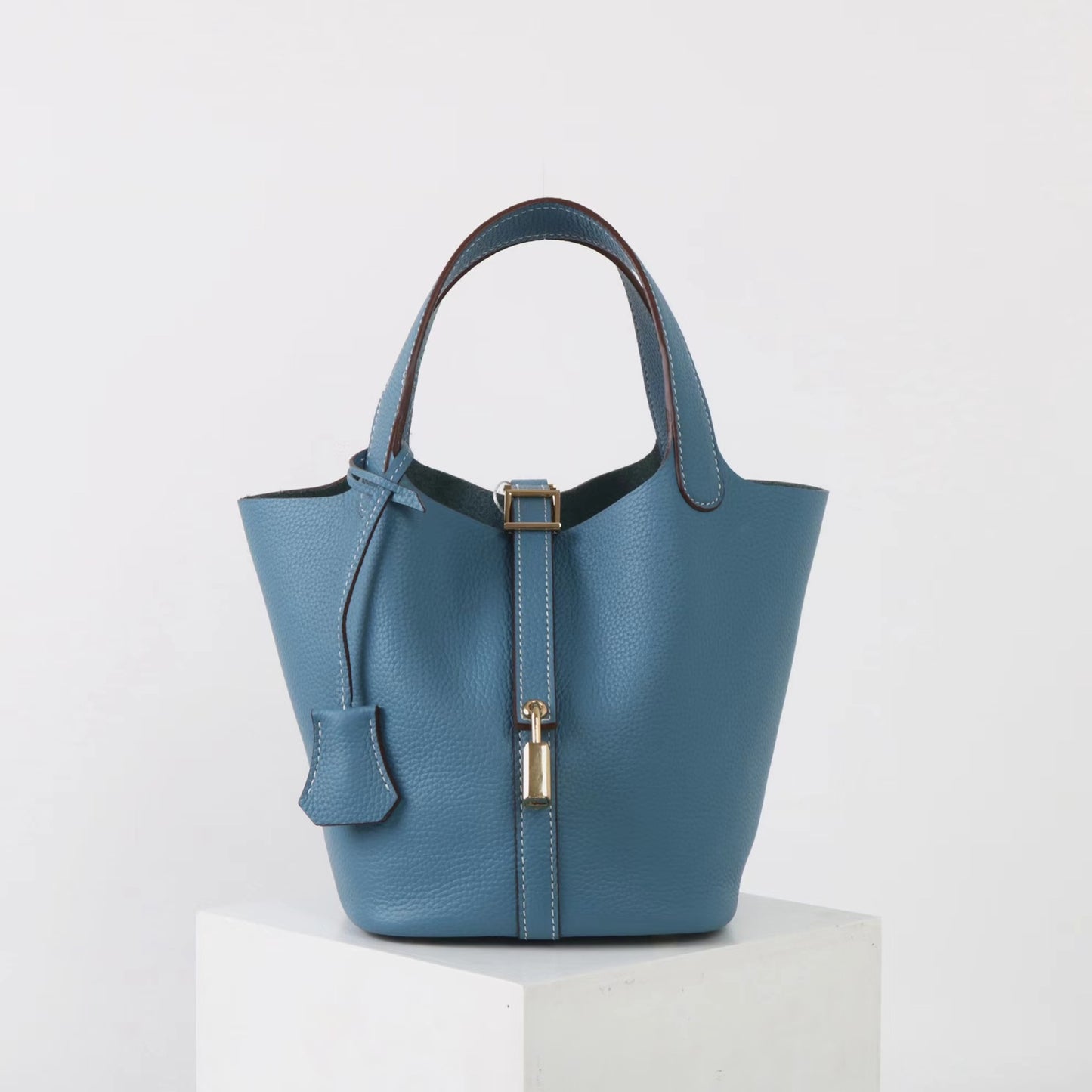 Top Layer Cowhide Home Food Basket Fashion Handbags