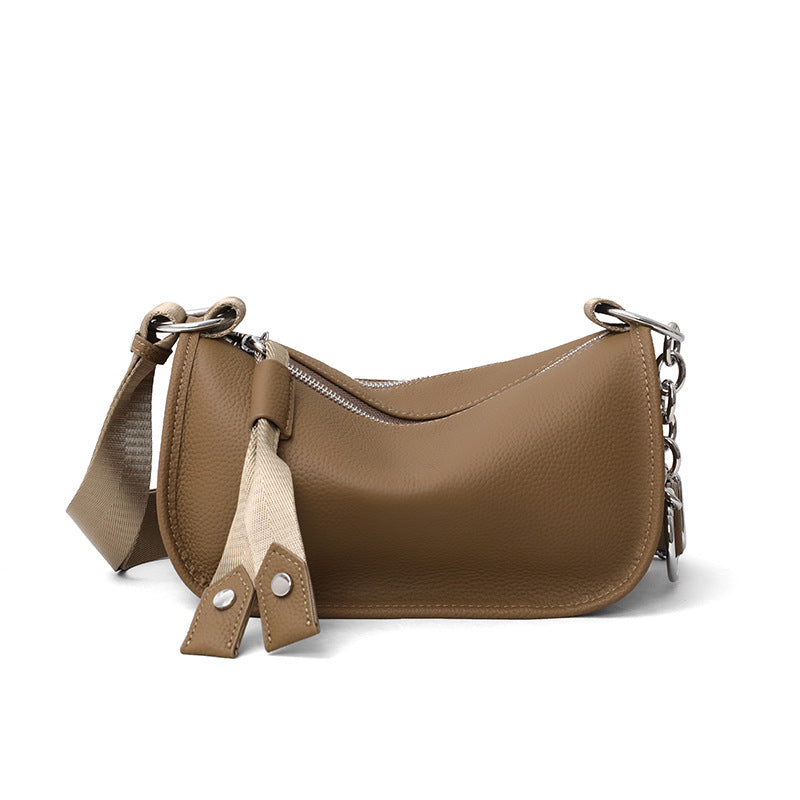 Women's Summer Genuine Leather High-grade Underarm Fashion Shoulder Bags