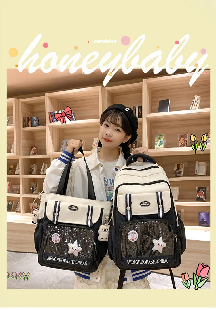 Korean Style Primary Grade To Two-piece Backpacks
