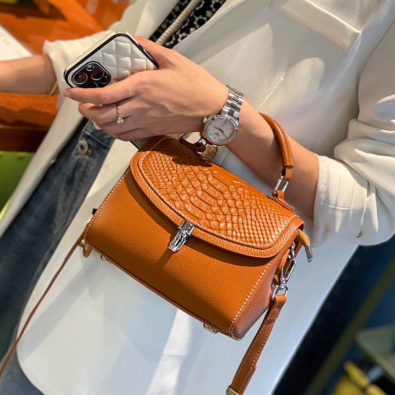 Women's Layer Cowhide Summer Light Luxury Texture Handbags