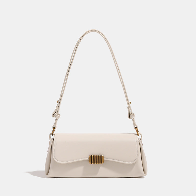Women's Retro French Stick Underarm Fashionable Design Small Square Bags