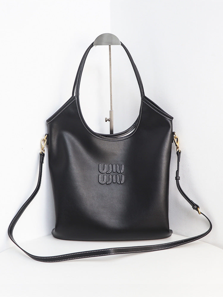 Women's Vertical Shopping Idle Style Large Capacity Tote Bags