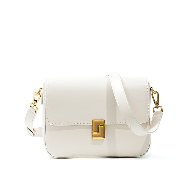 Women's Classic Leather Advanced Genuine Underarm Small Square Bags