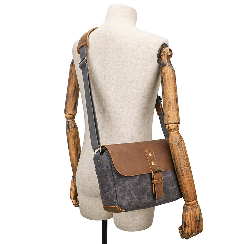 C. Cotton Retro Waterproof Canvas With Bags