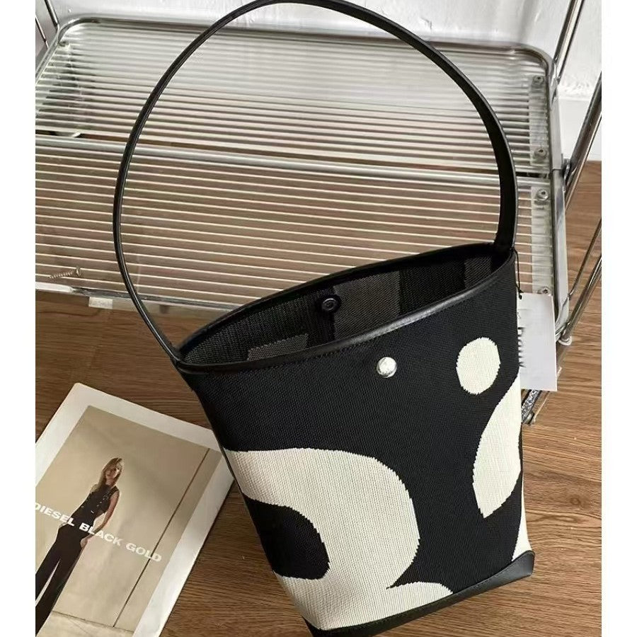 Women's Thailand Niche Wash Denim Large Capacity Bags