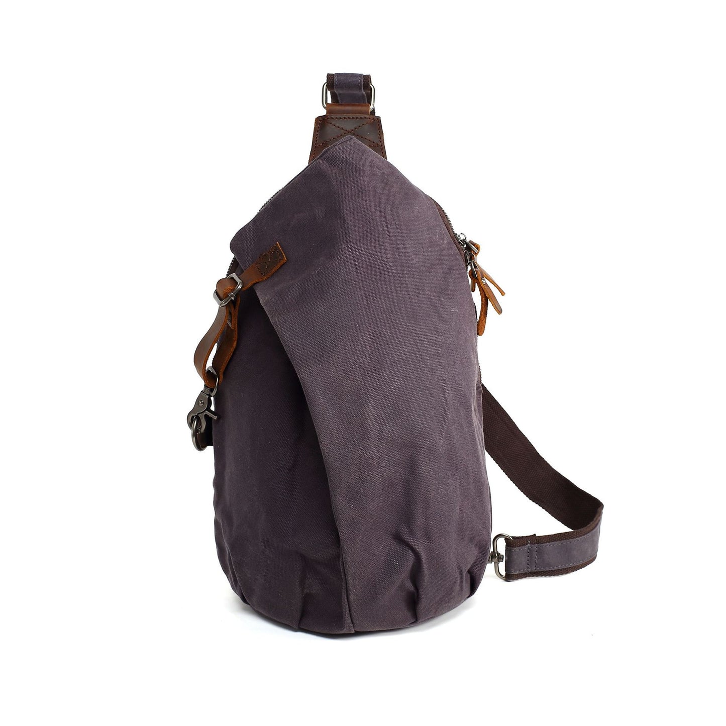 Men's Retro Versatile Convenient Waterproof Waxed Canvas Men's Shoulder Bags