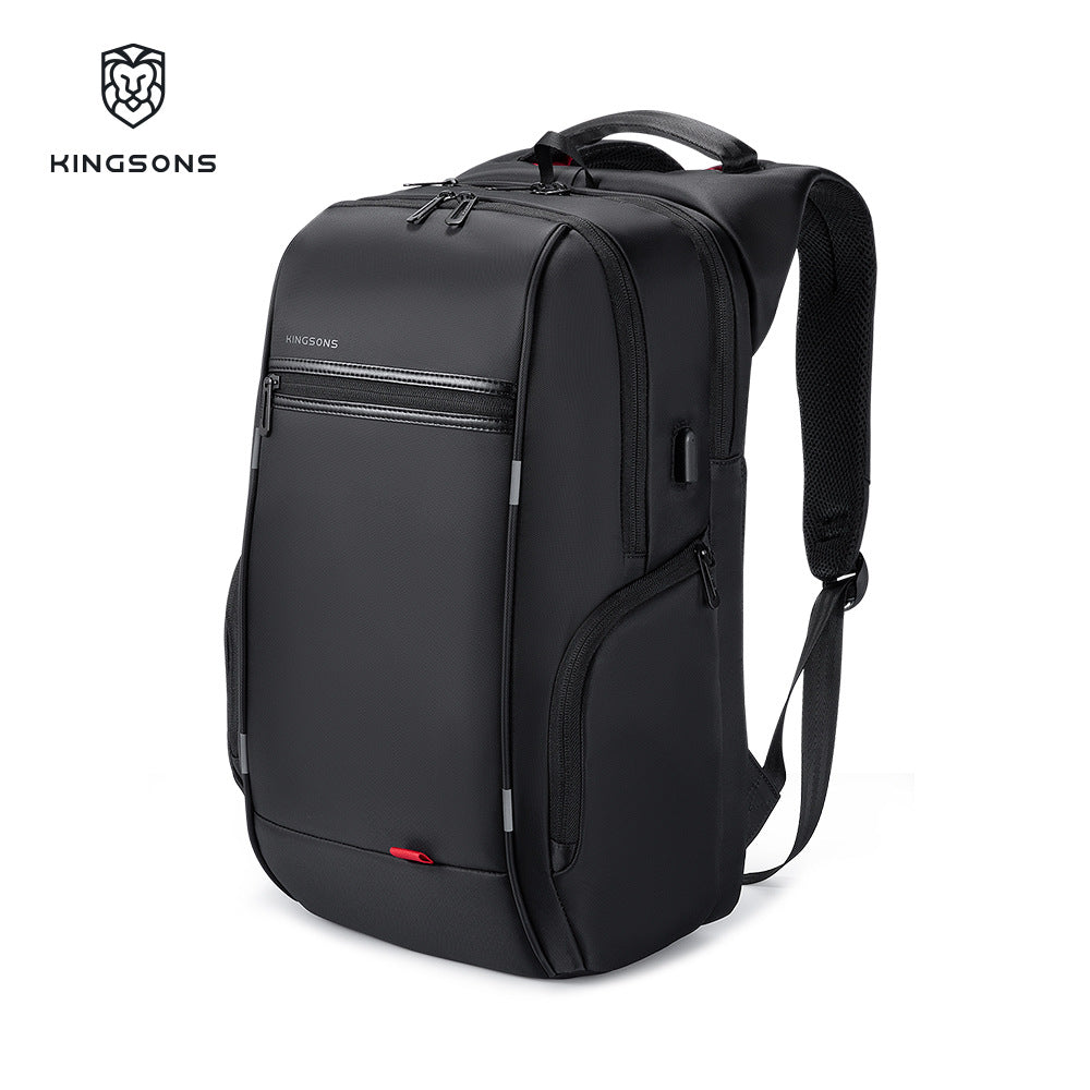 Durable Men's Beautiful Nylon Charging Computer Middle School Students' Schoolbags