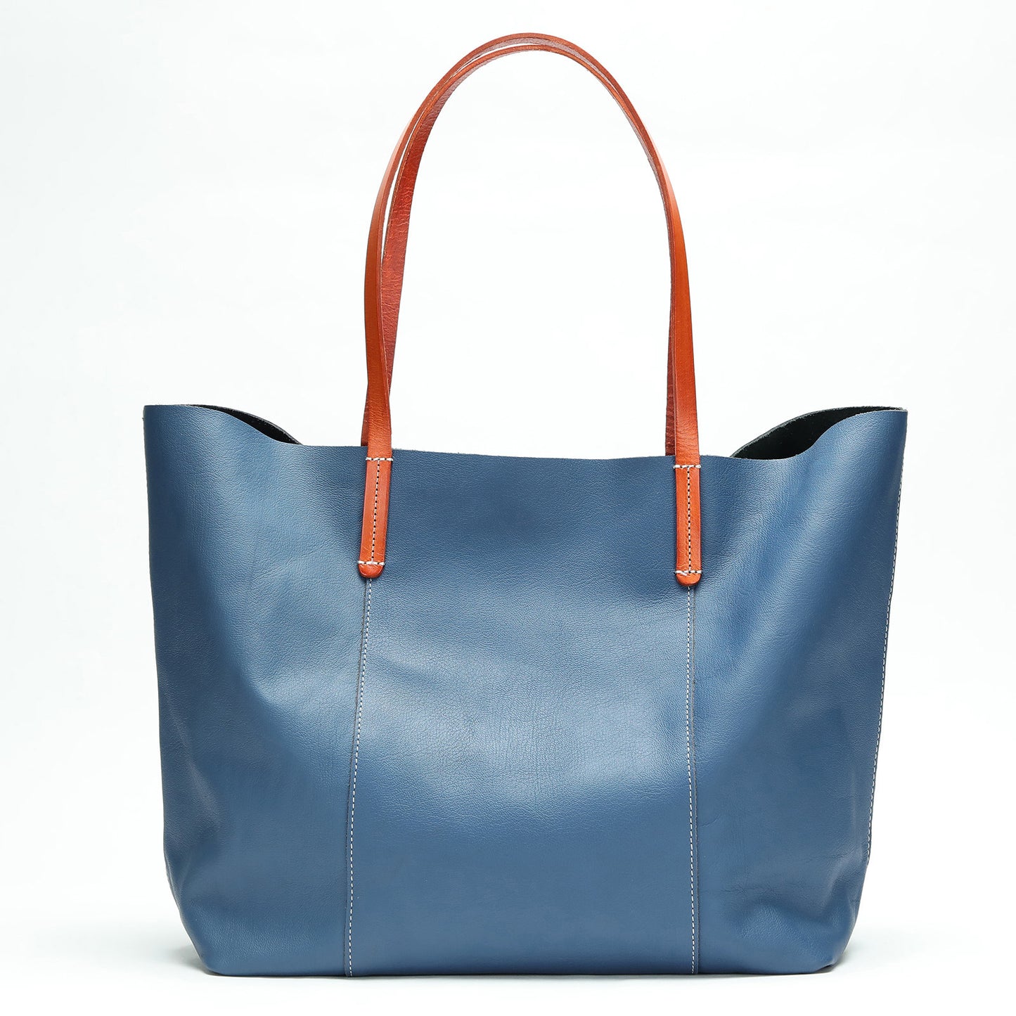 Women's Cowhide Leather Fashion Big Large Capacity Tote Bags