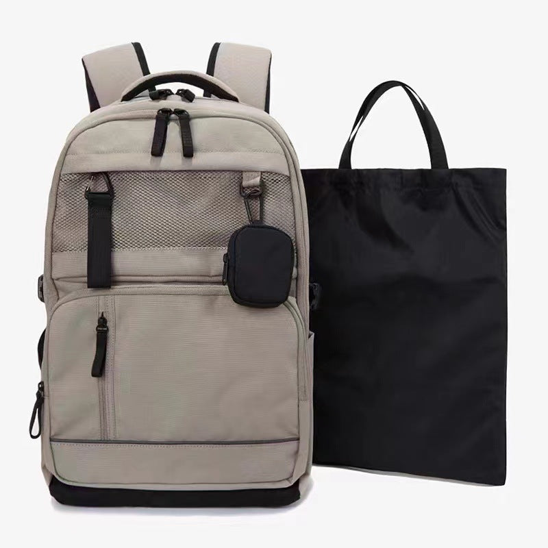 Junior High College Nylon Waterproof Large Middle School Students' Schoolbags
