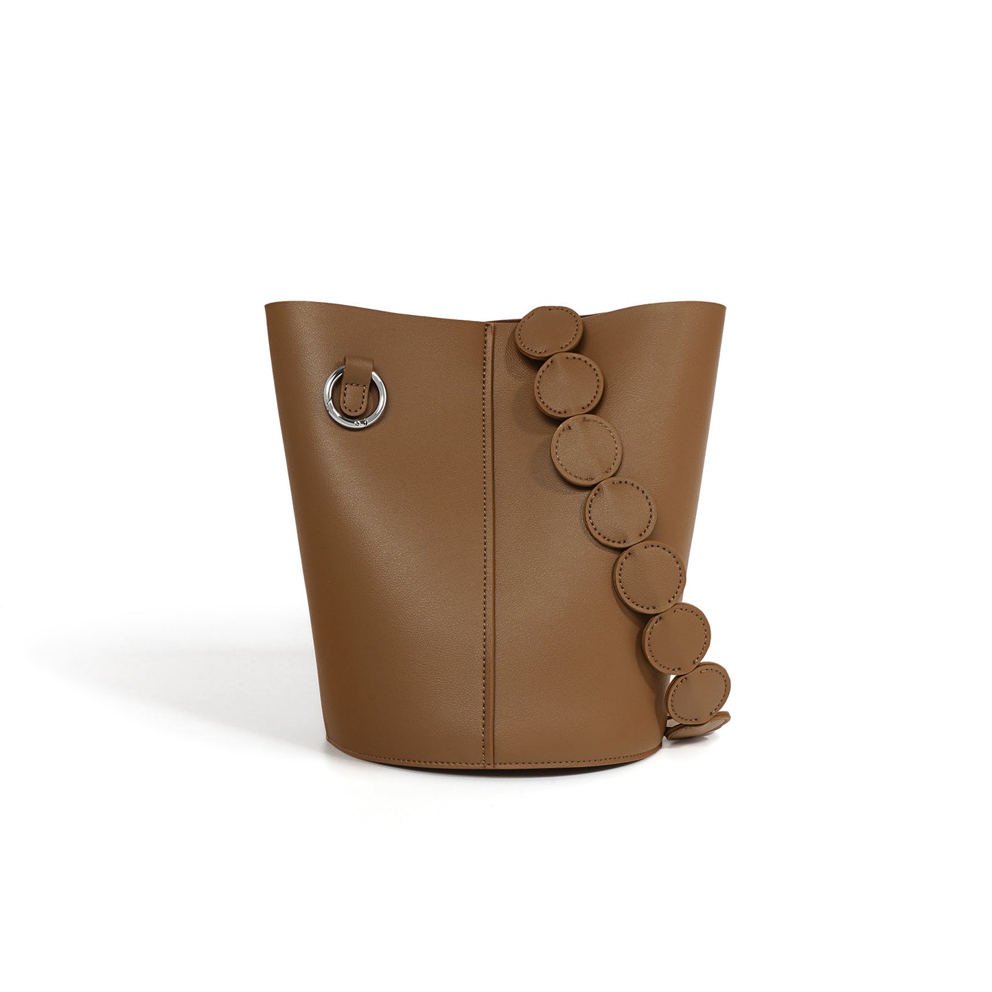 Women's Commuter Design High Sense Portable Cowhide Bucket Bags