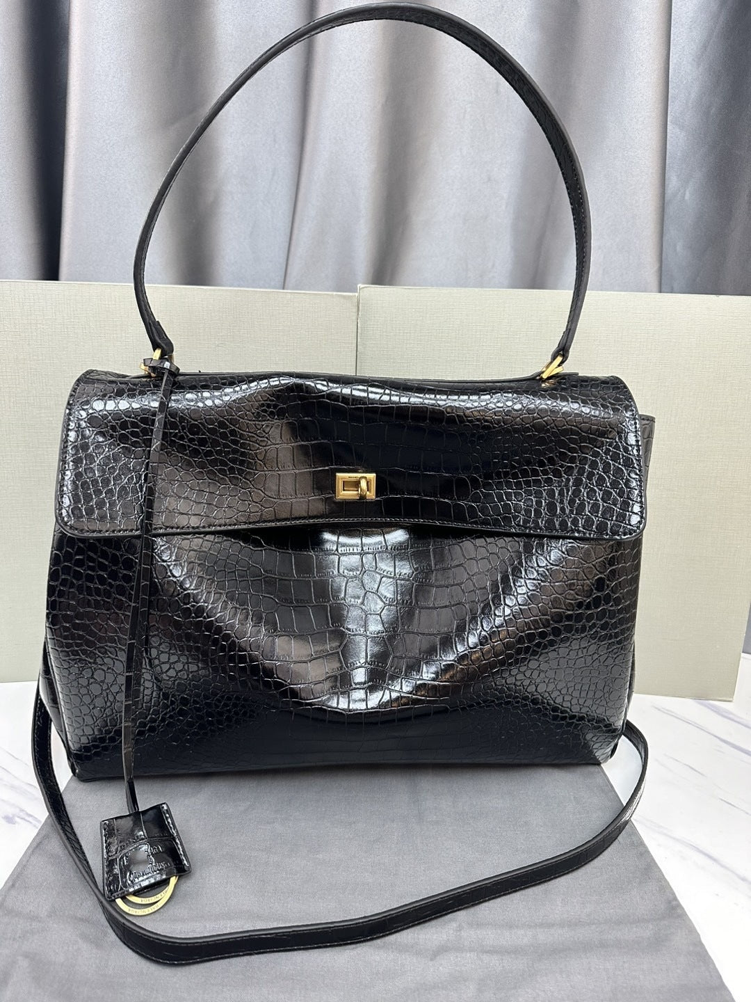 High Version Paris Leather Fashion Soft Tote Bags