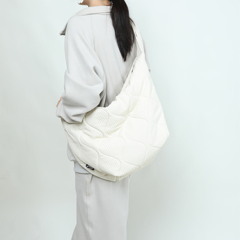 Women's Winter Large Nylon Down Cotton Dumpling Bags