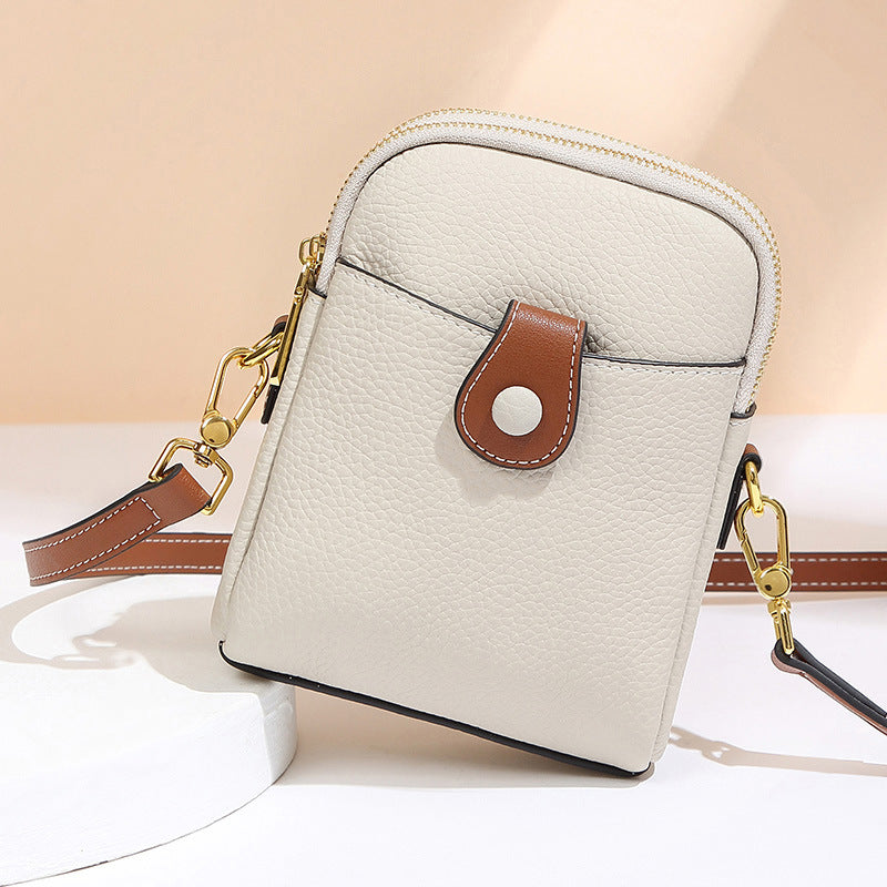 Women's First Layer Cowhide Fashion Soft Leather Shoulder Bags