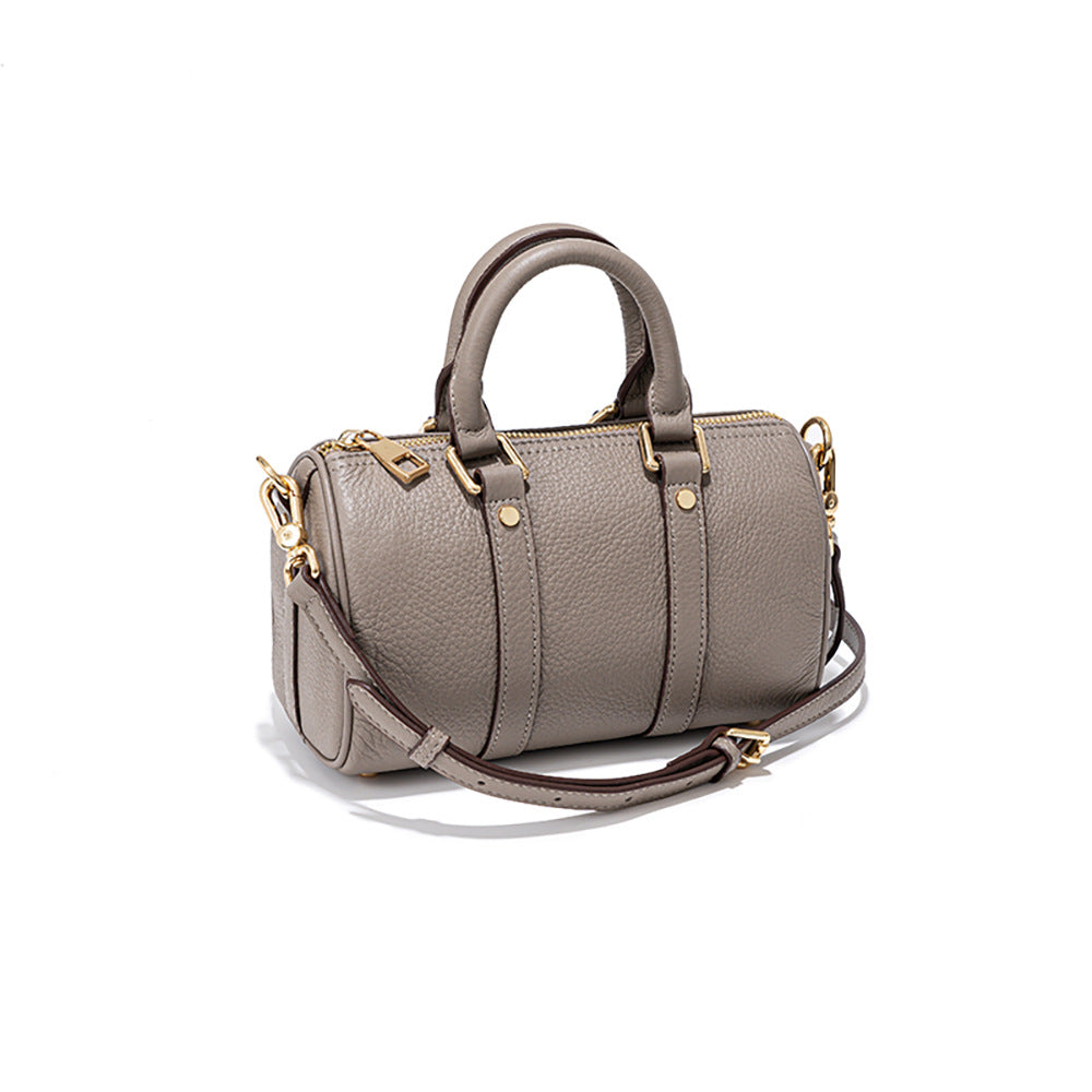 First Layer Cowhide Retro Style High Handbags