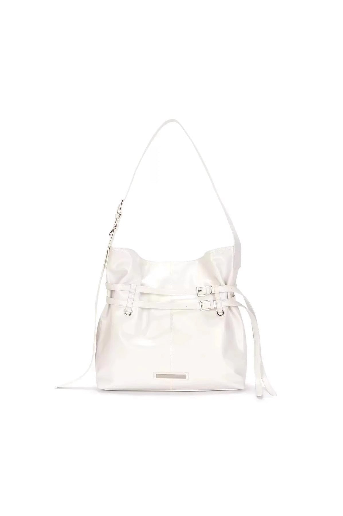 Women's Niche Pleated Double Underarm Commuter Portable Shoulder Bags