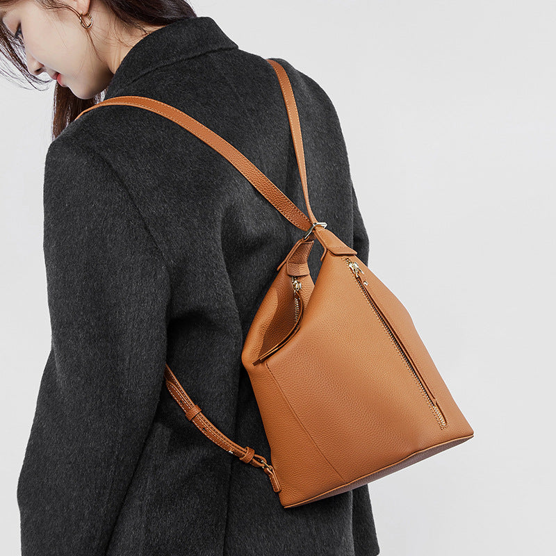 Women's Design Leather First Layer Underarm Crossbody Bags