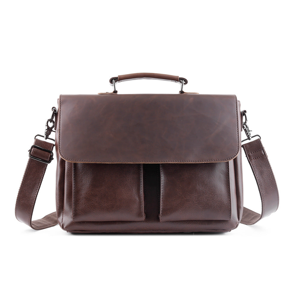 Men's Cool Business Retro Korean Trendy Men's Briefcases