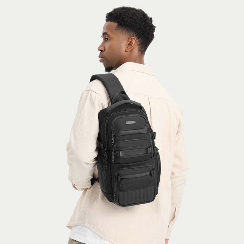 Men's Classic High-grade Waterproof Multifunctional Leisure Men's Chest Bags