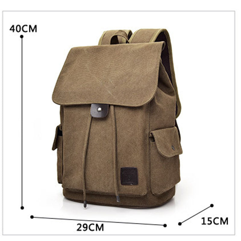 King Of The Piece Retro Canvas Middle School Students' Schoolbags
