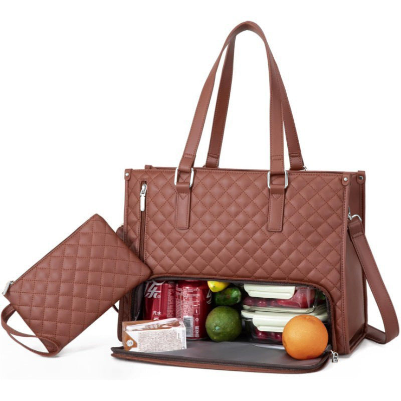 Women's Large Capacity Insulated Family Lunch Box Tote Bags