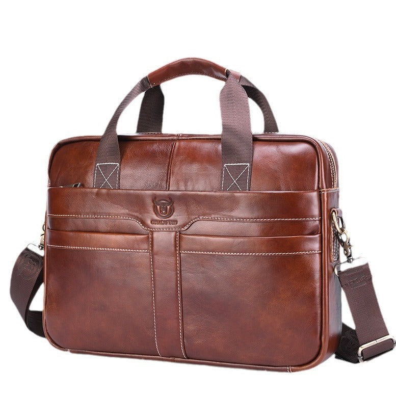 Men's Goods Genuine Business Vintage First Layer Men's Briefcases