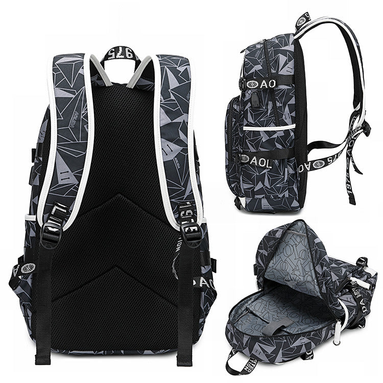 Men's Cool Magic Large Capacity Personality Elementary School Students' Schoolbags