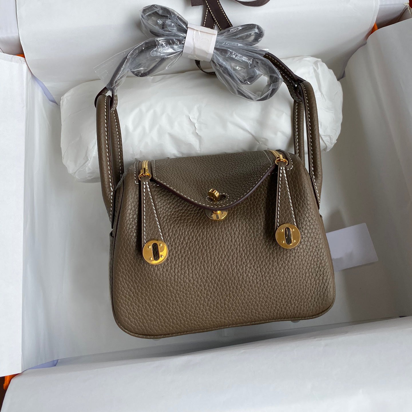 Women's First Layer Cowhide Lindi Doctor Genuine Small Square Bags